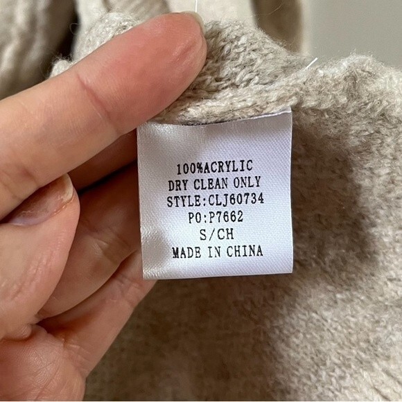 Main Strip For Comfort’s Sake Hooded Leopard Cardigan in Taupe S NWT - Picture 7 of 10